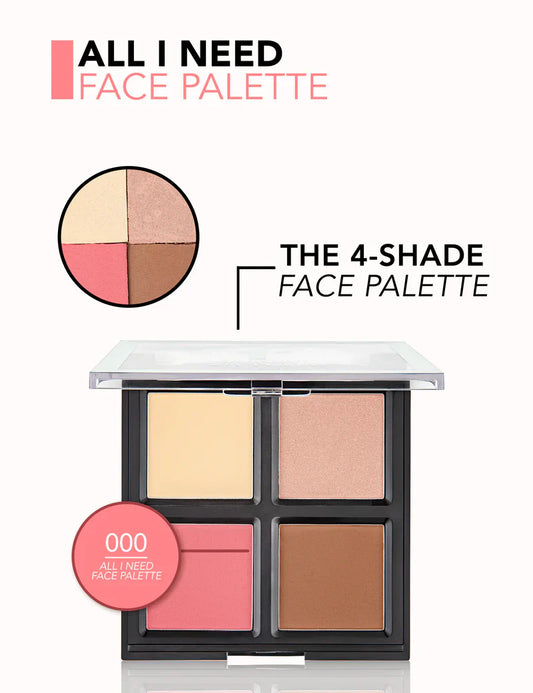 Flormar Face Palette - All I Need 14.4g for Stunning Makeup Looks