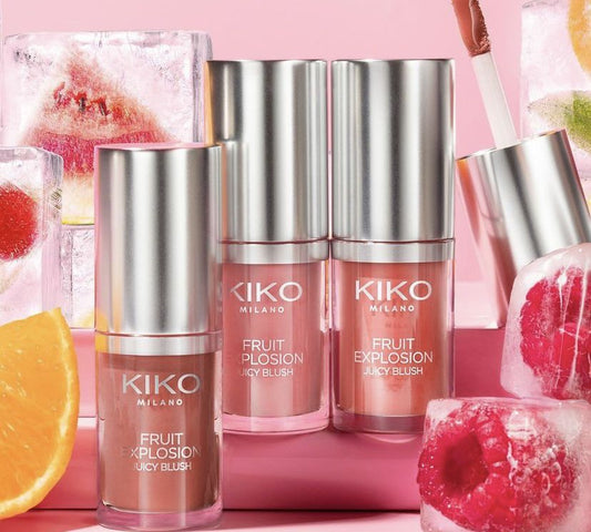 KIKO Milano Velvet Peach Blush – Skin Lover So Chic Trio Blush 02 for Radiant Skin