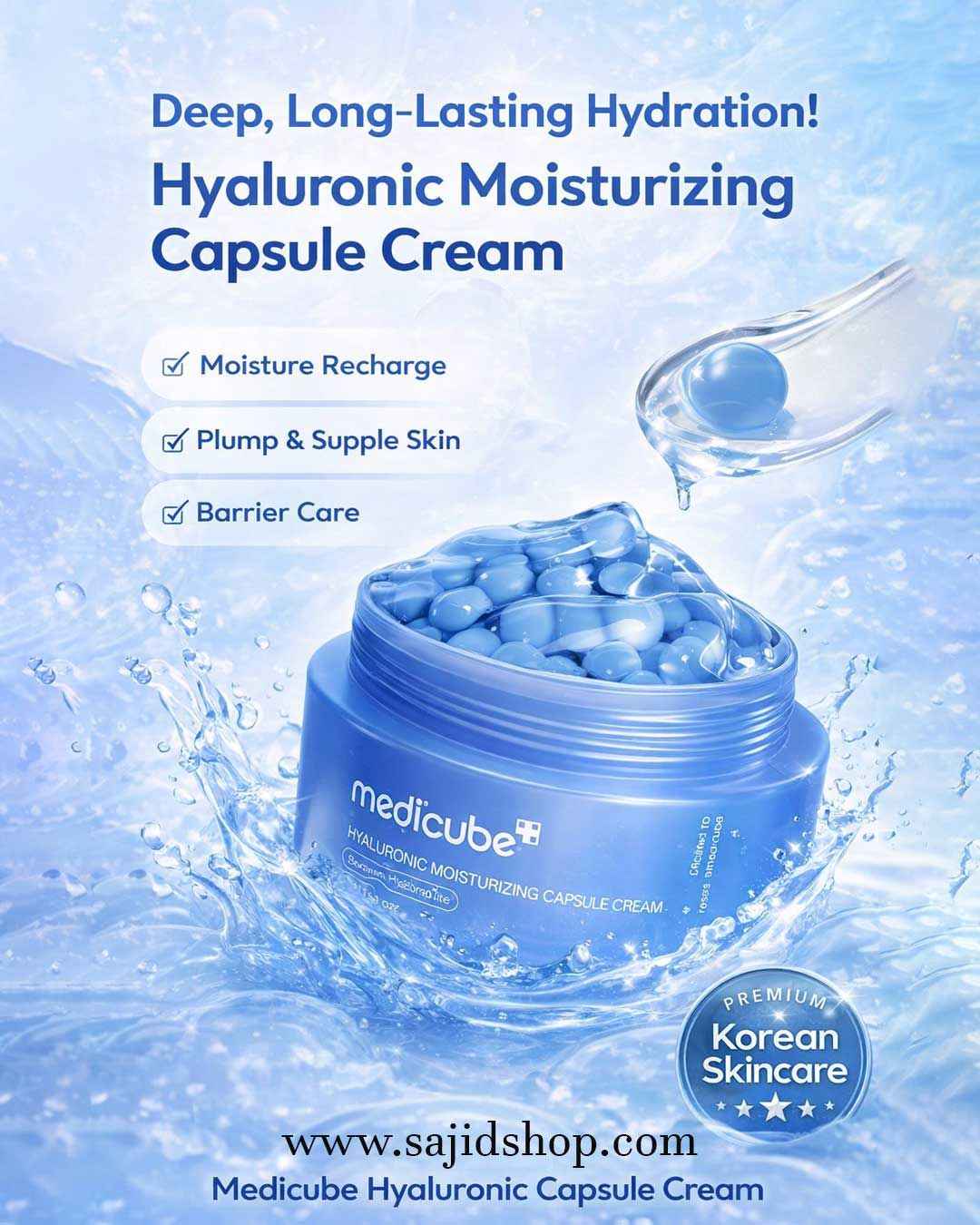 Medicube Hyaluronic Moisturizing Capsule Cream 50ml