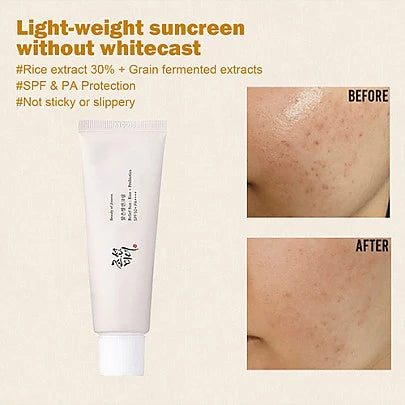 beauty of joseon relief sun rice + probiotics