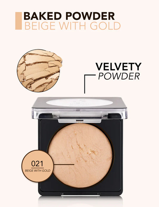 Flormar Baked Powder 9g - Lightweight Finishing Powder for Flawless Skin