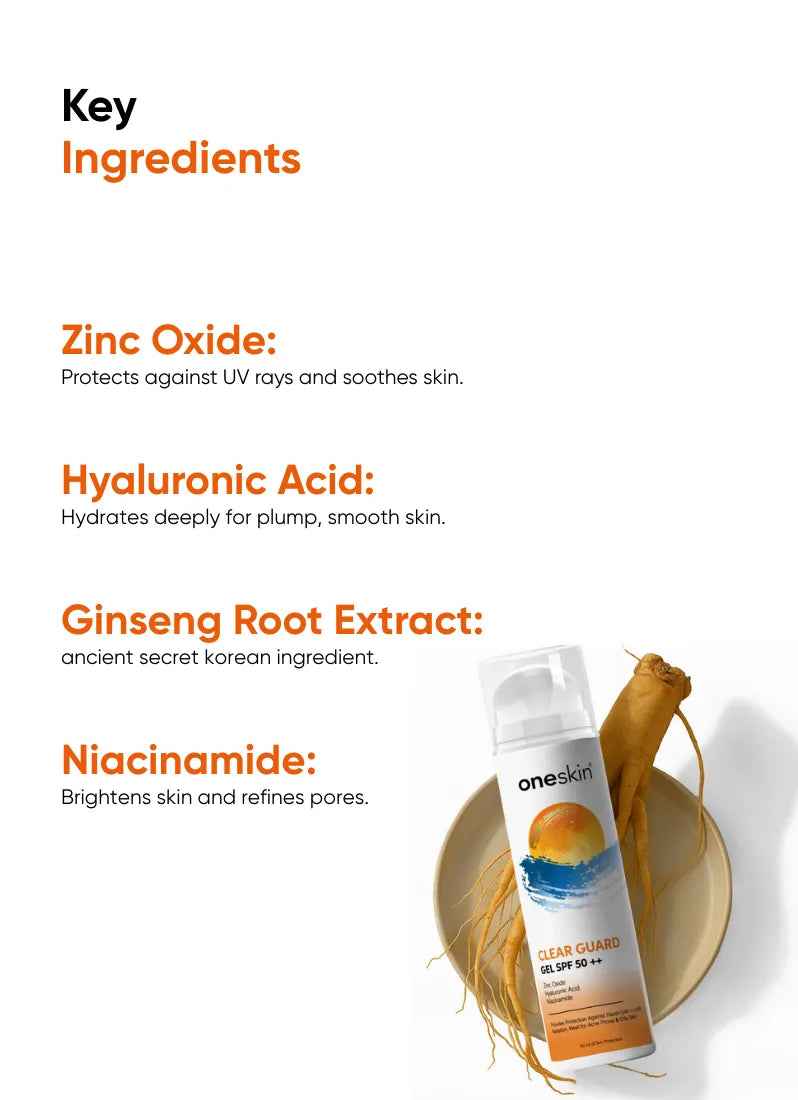 One Skin Clear Guard Gel SPF 50++