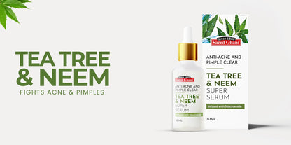 Tea Tree Neem Serum for Radiant Skin and Acne Relief