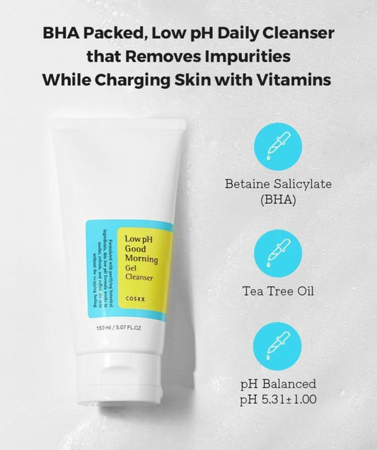 Cosrx - Low pH Good Morning Gel Cleanser