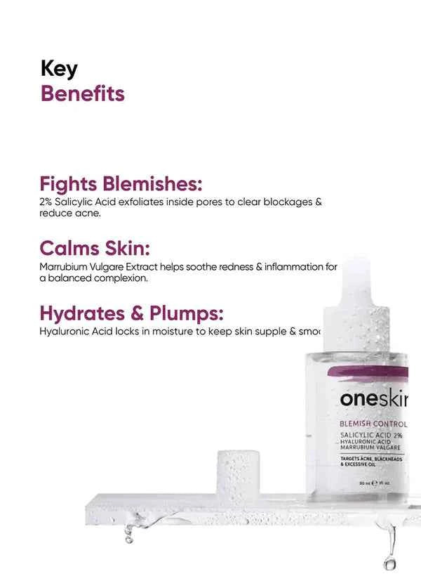 One Skin Blemish Control Salicylic Acid 2% Serum