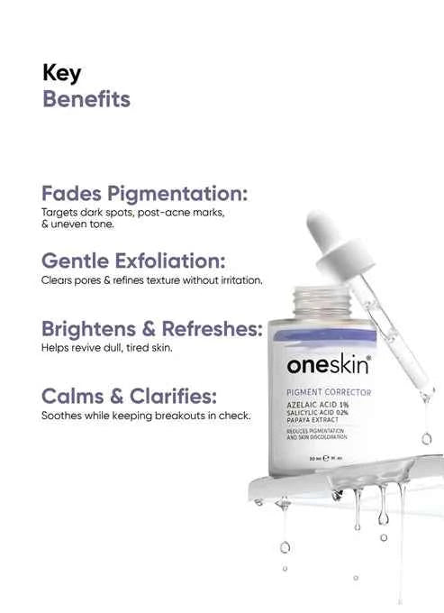 Pigment Corrector Azelaic Acid Salicylic Acid Serum