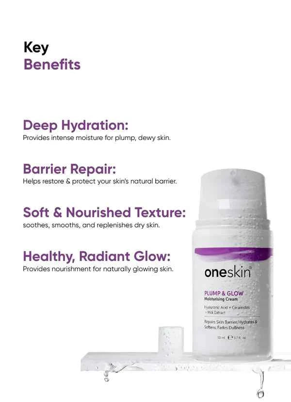 One Skin Plump and Glow Moisturizing Cream