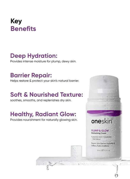One Skin Plump and Glow Moisturizing Cream