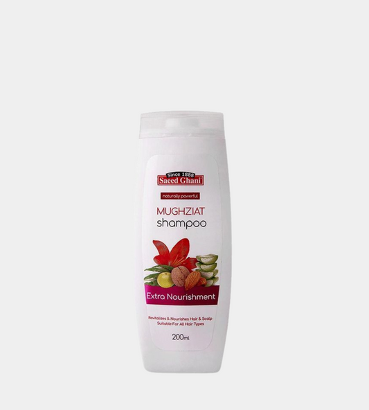 Saeed Ghani Mughziat Shampoo 200ml - Herbal Formula for Strong and Healthy Hair