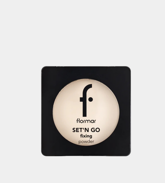 Flormar Fixing Face Powder 8g - Long-Lasting Matte Finish