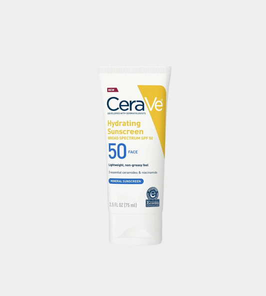 CeraVe Hydrating Mineral Sunscreen SPF 50