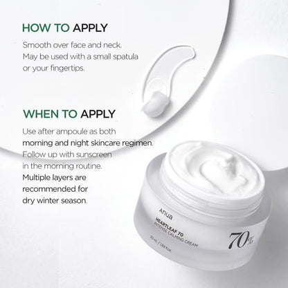 Heartleaf 70% Intense Calming Cream