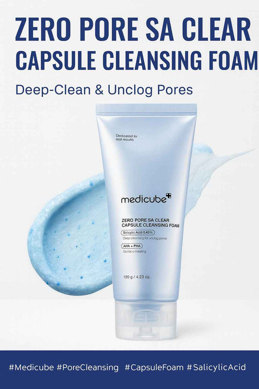 Medicube Zero Pore SA Clear Capsule Cleansing Foam