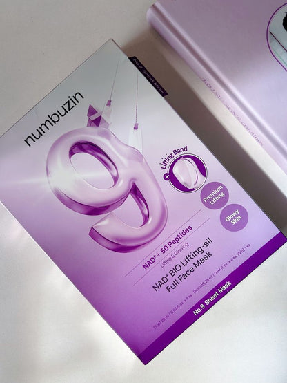 Numbuzin No.9 NAD+ Bio Lifting-Sil Full Face Mask