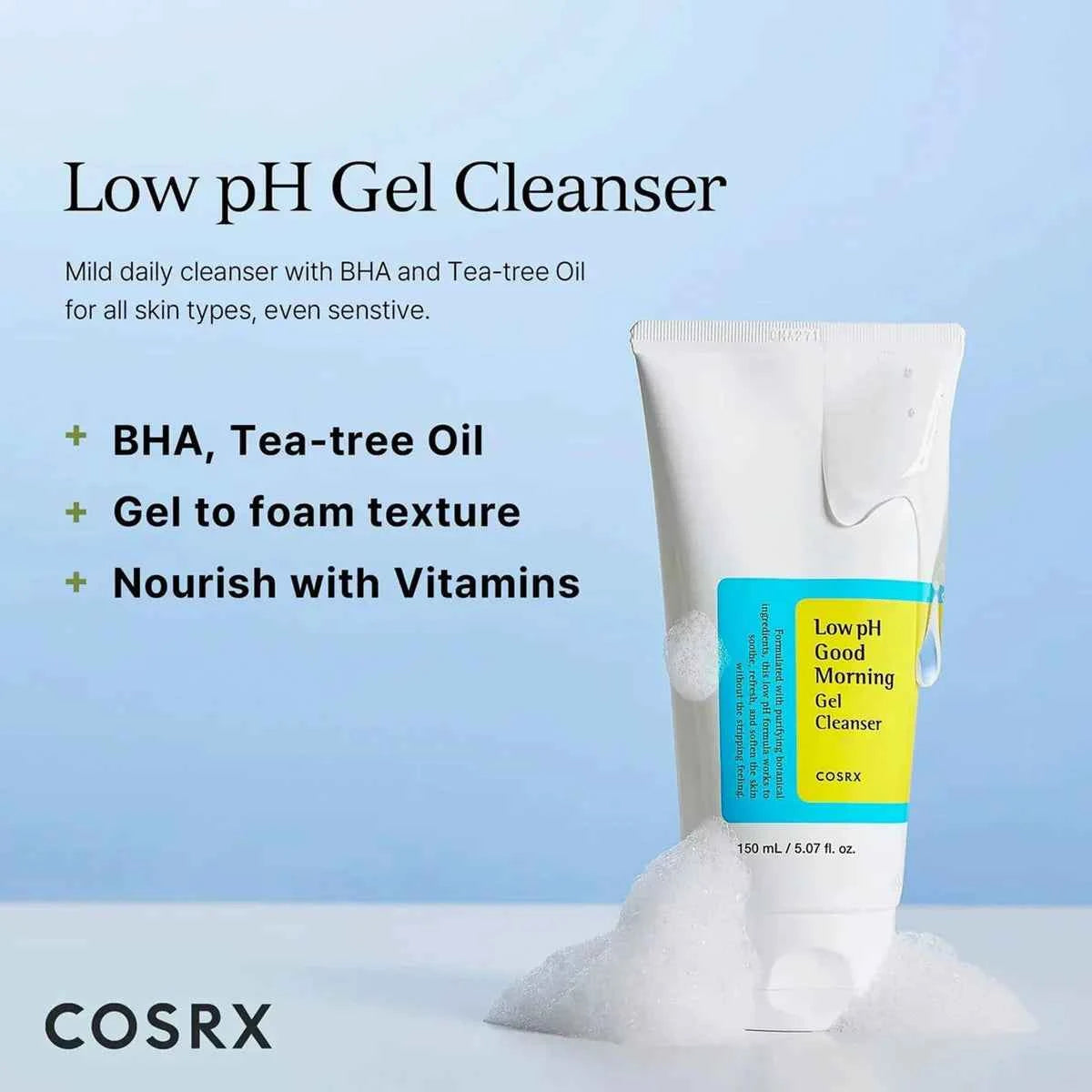 COSRX Low pH Good Morning Cleanser