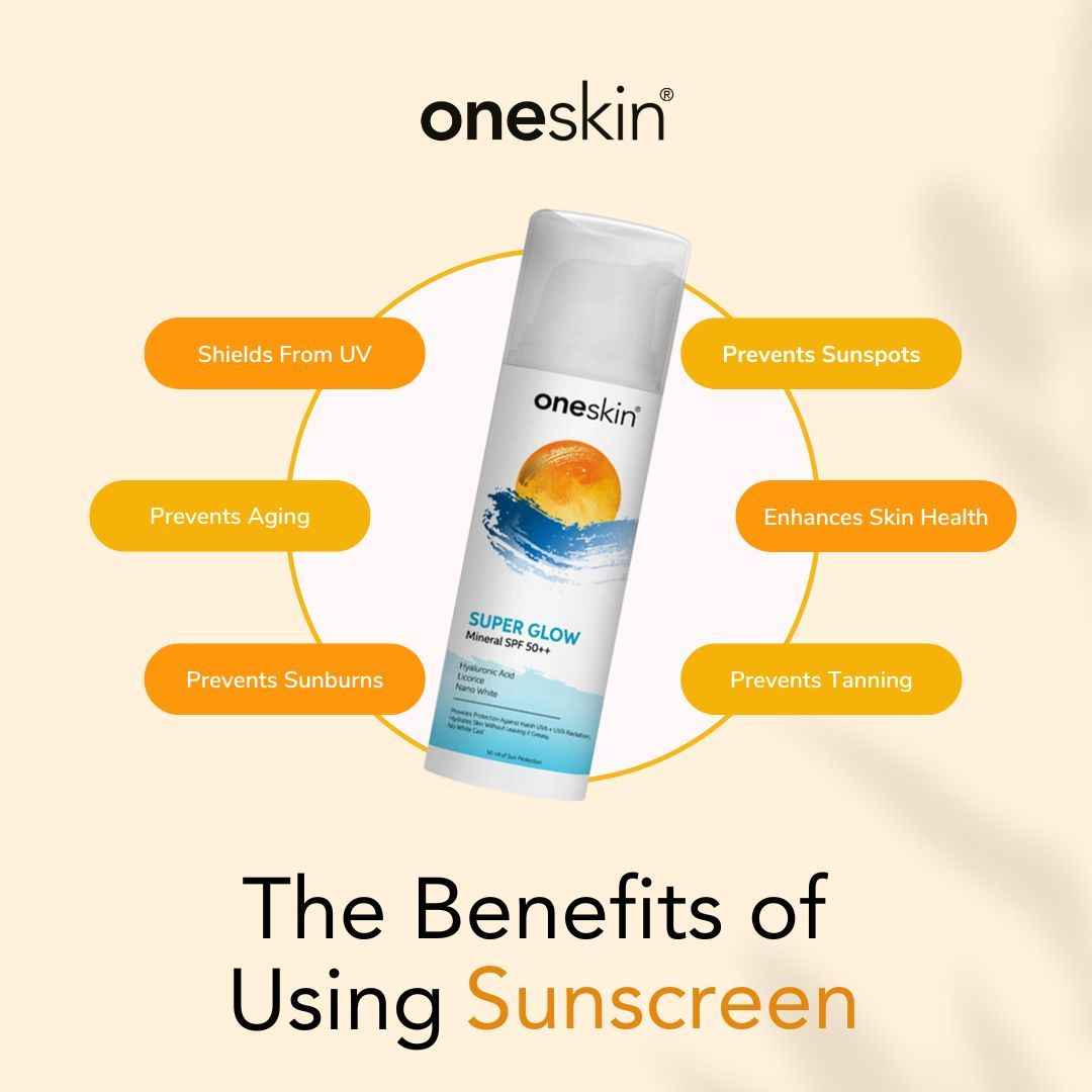 One Skin Super Glow Mineral SPF 50++ Sunscreen