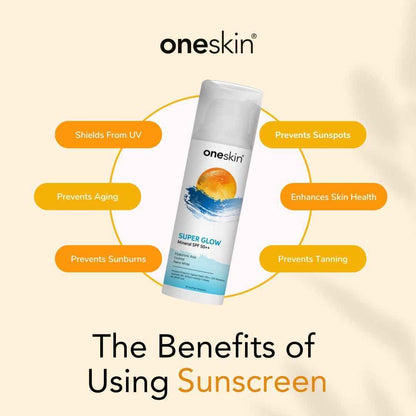 One Skin Super Glow Mineral SPF 50++ Sunscreen