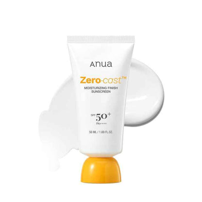 ANUA Zero-Cast Moisturizing Finish Sunscreen SPF 50
