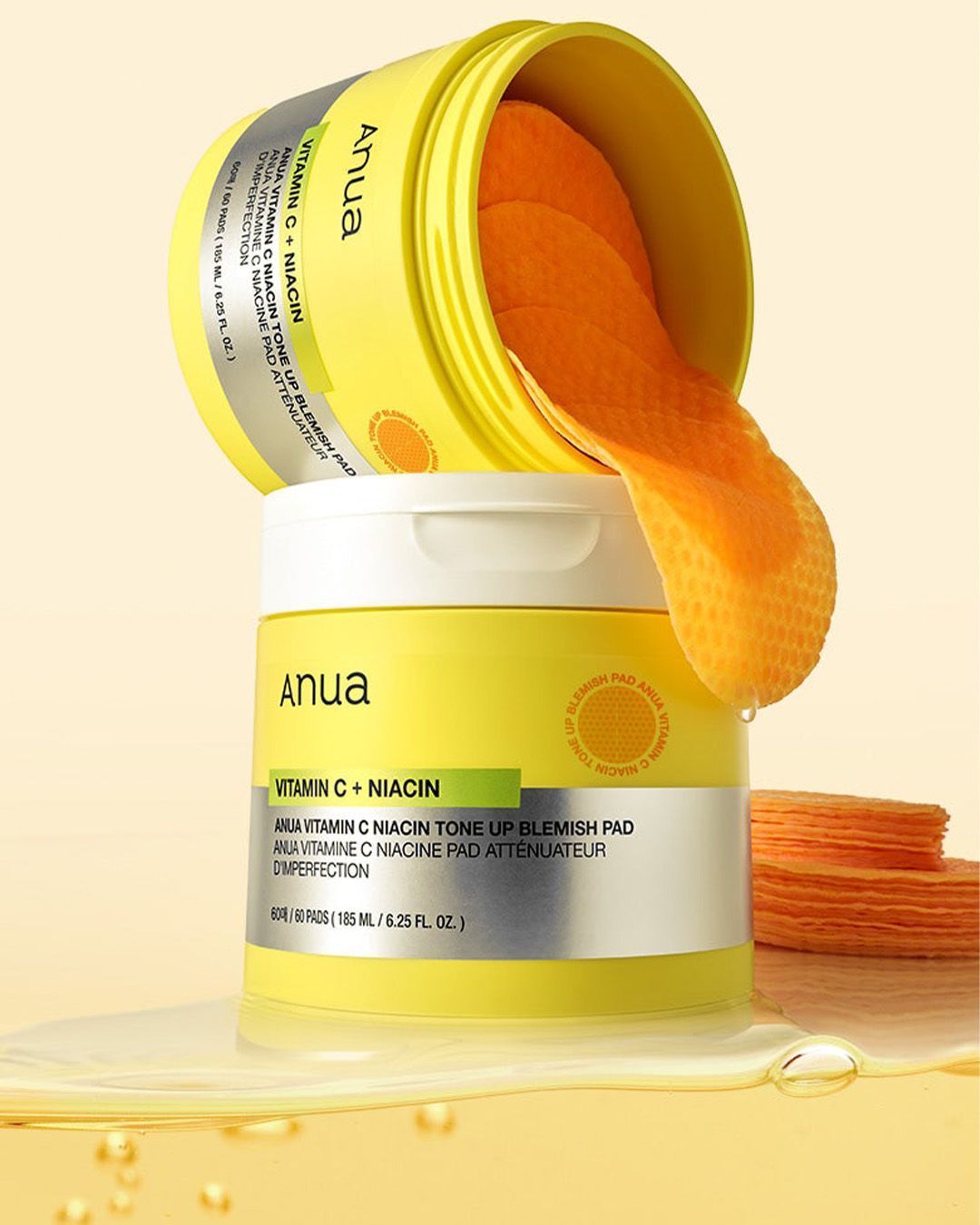 Anua Vitamin C + Niacin Tone Up Blemish Pad 60 Sheets