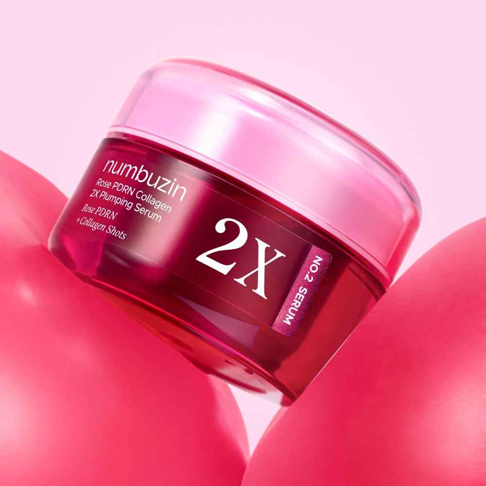 Numbuzin No.2 Rose PDRN Collagen 2X Plumping Serum 30ml