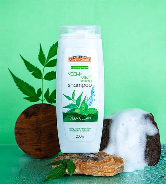Saeed Ghani Neem Mint Shampoo for Refreshing Clean Hair