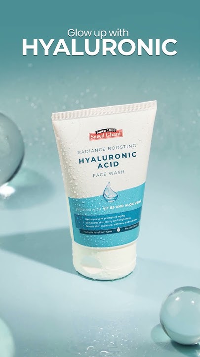 Hyaluronic Acid Face Wash for Hydrated and Youthful Skin