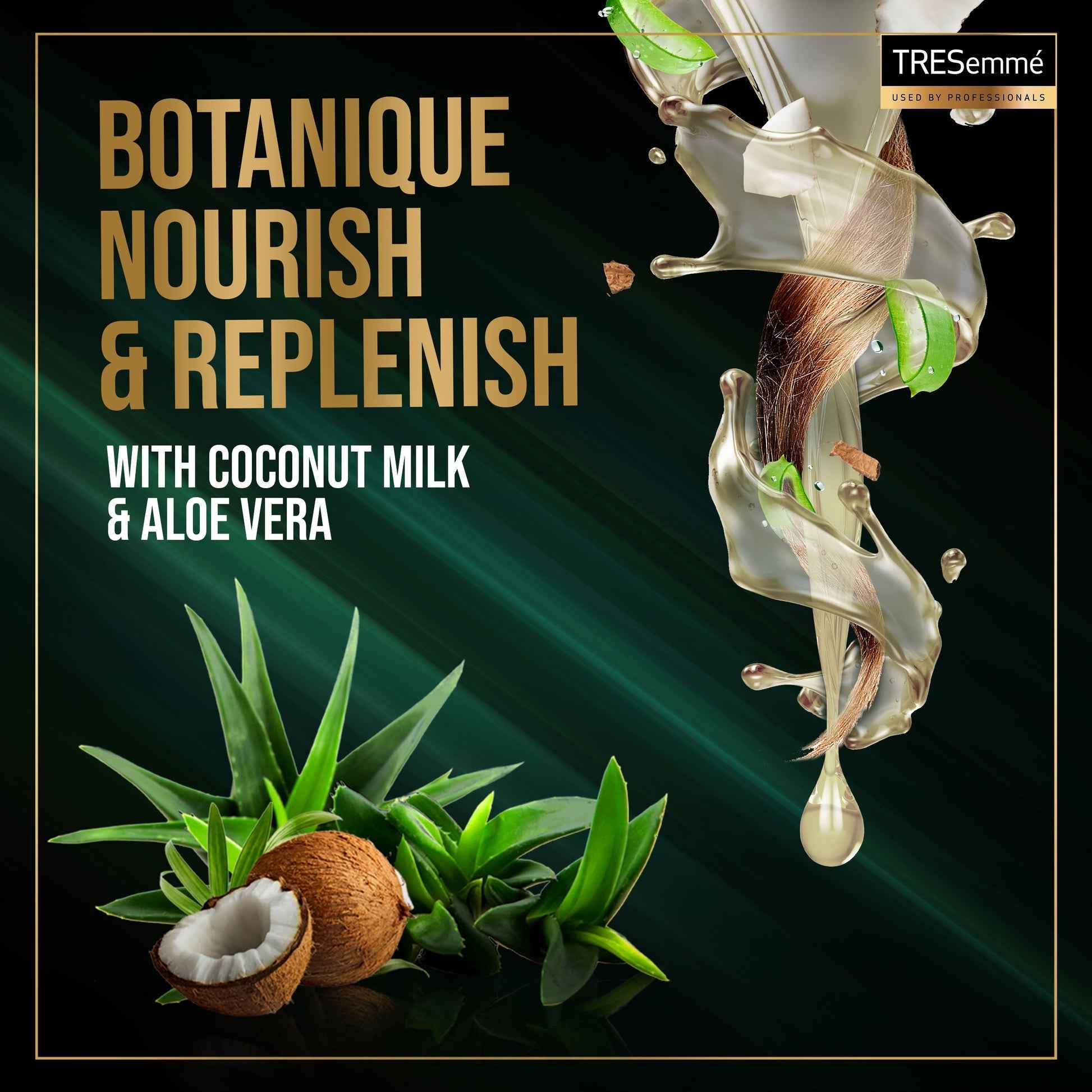 Tresemmé Botanique Nourish & Replenish Shampoo 360ml – With Coconut & Aloe Vera